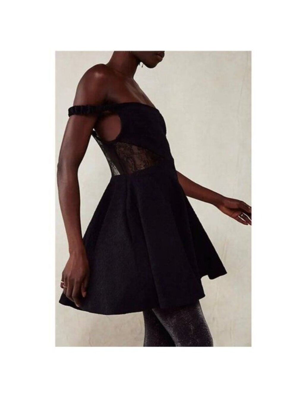 Free People Brooklyn Mini Dress in Black - M - Picture 8 of 8